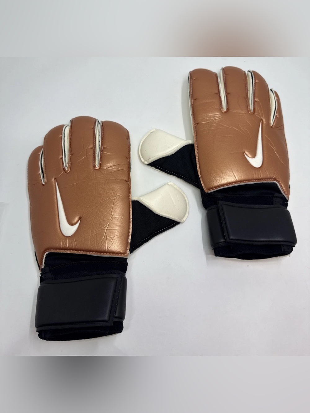 Nike Men’s Copper and White Goalkeeper Gloves promo 22 gunn cut glove FB2104-810